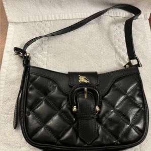 Burberry leather small tote.